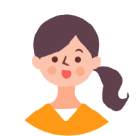 サポーターの声の3人目のイラスト